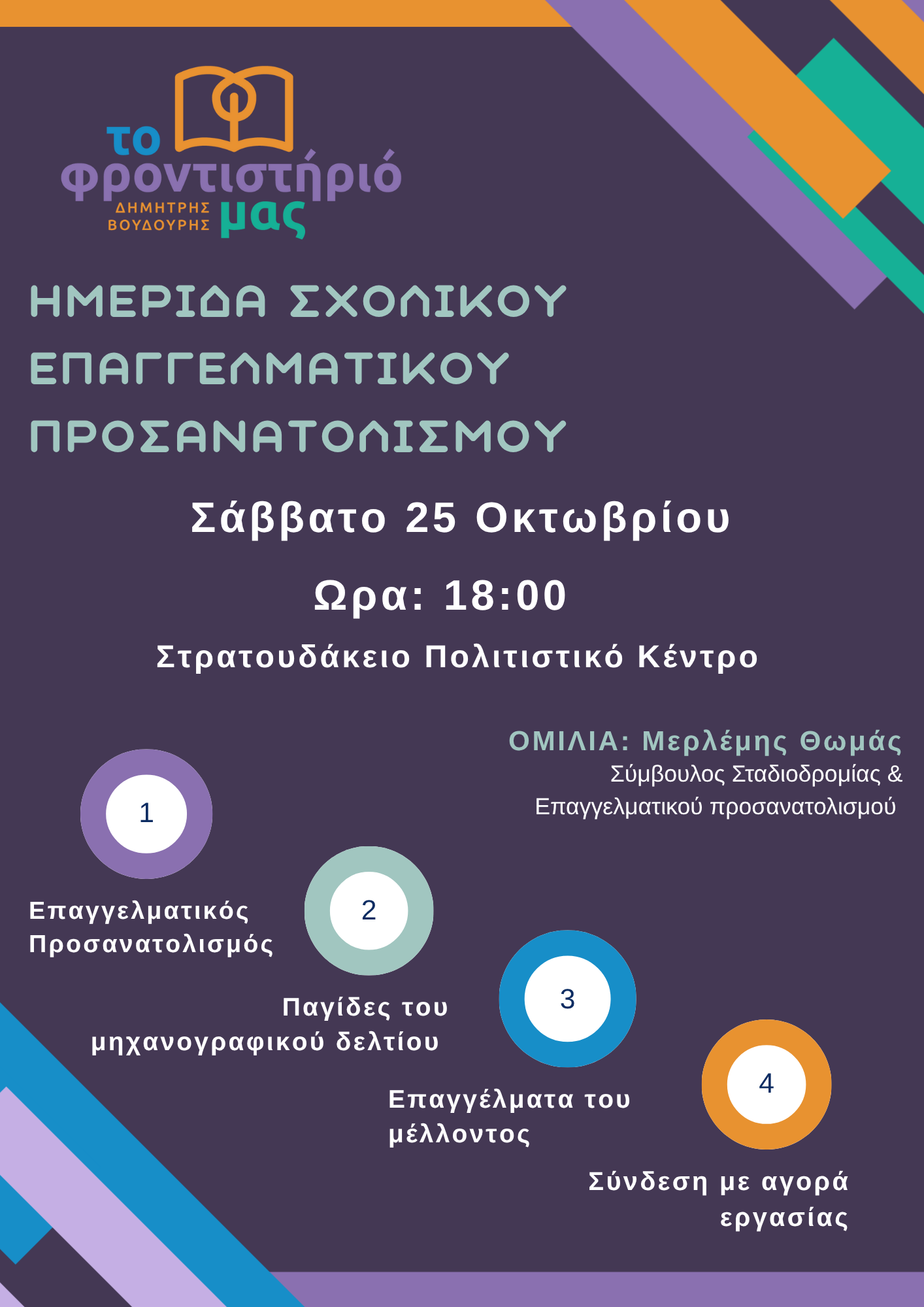 ΗΜΕΡΙΔΑ ΣΧΟΛΙΚΟΥ ΕΠΑΓΓΕΛΜΑΤΙΚΟΥ ΠΡΟΣΑΝΑΤΟΛΙΣΜΟΥ